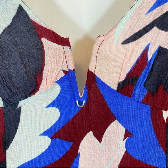 Free People Floral tank mini dress/long shirt, size Small - Picture 12 of 15